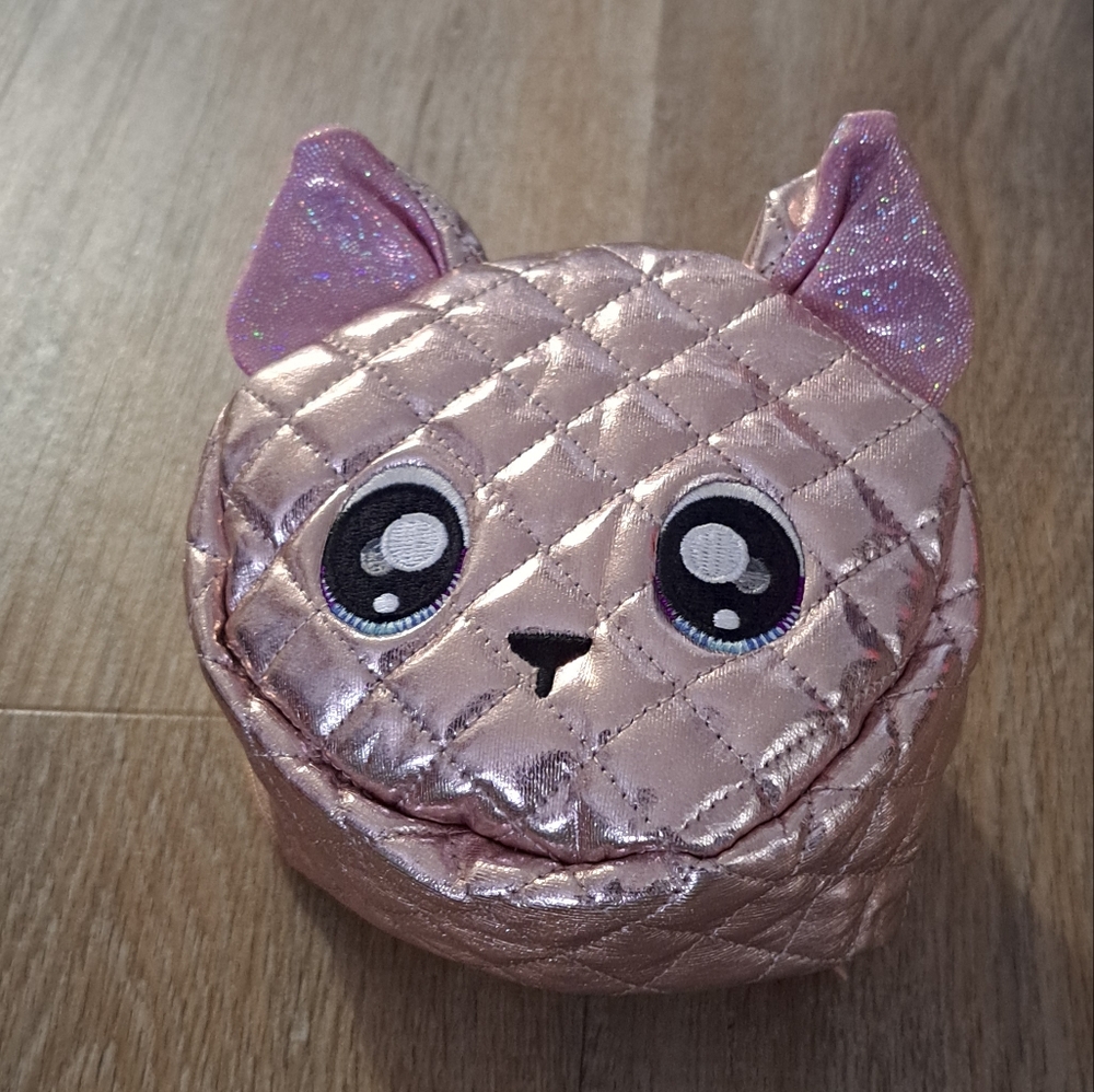 NA! NA! NA! Suprise Holographic Pink Cat Face Mini Doll Keepsake Bag